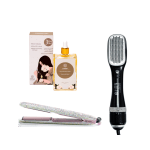 باكج تصفيف الشعر الاحترافي – استشوار1300واط + سيراميك 480°F + سيروم للشعر | نتيجة صالون في البيت